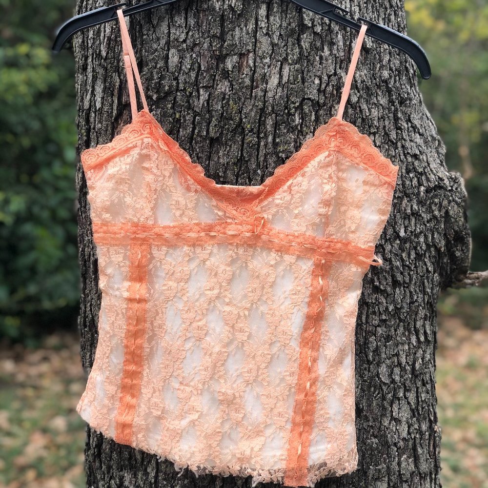Lacy Pink Tank Top
